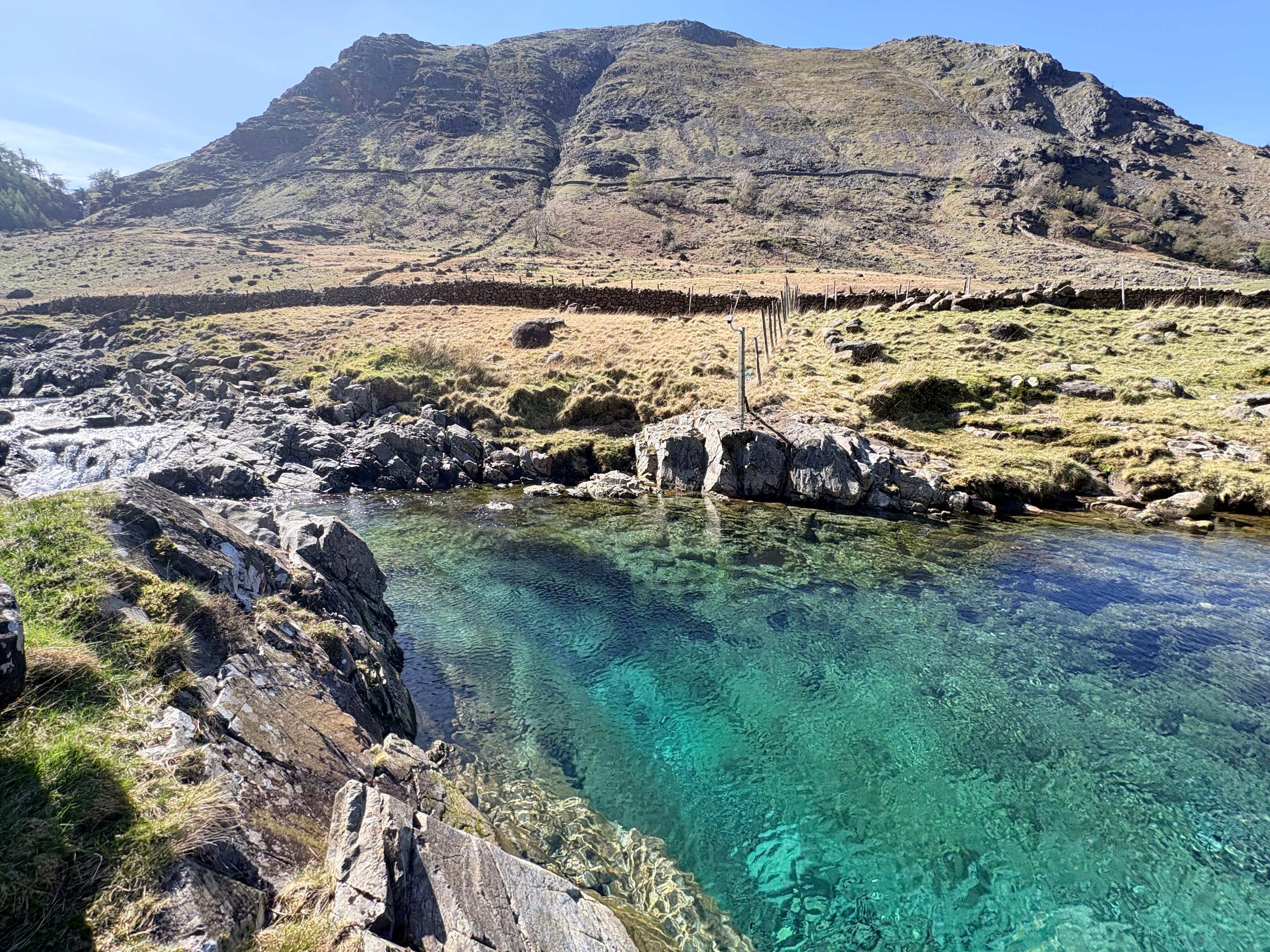 Seathwaite valley — a scenic view of the Borrowdale fells and surrounding countryside