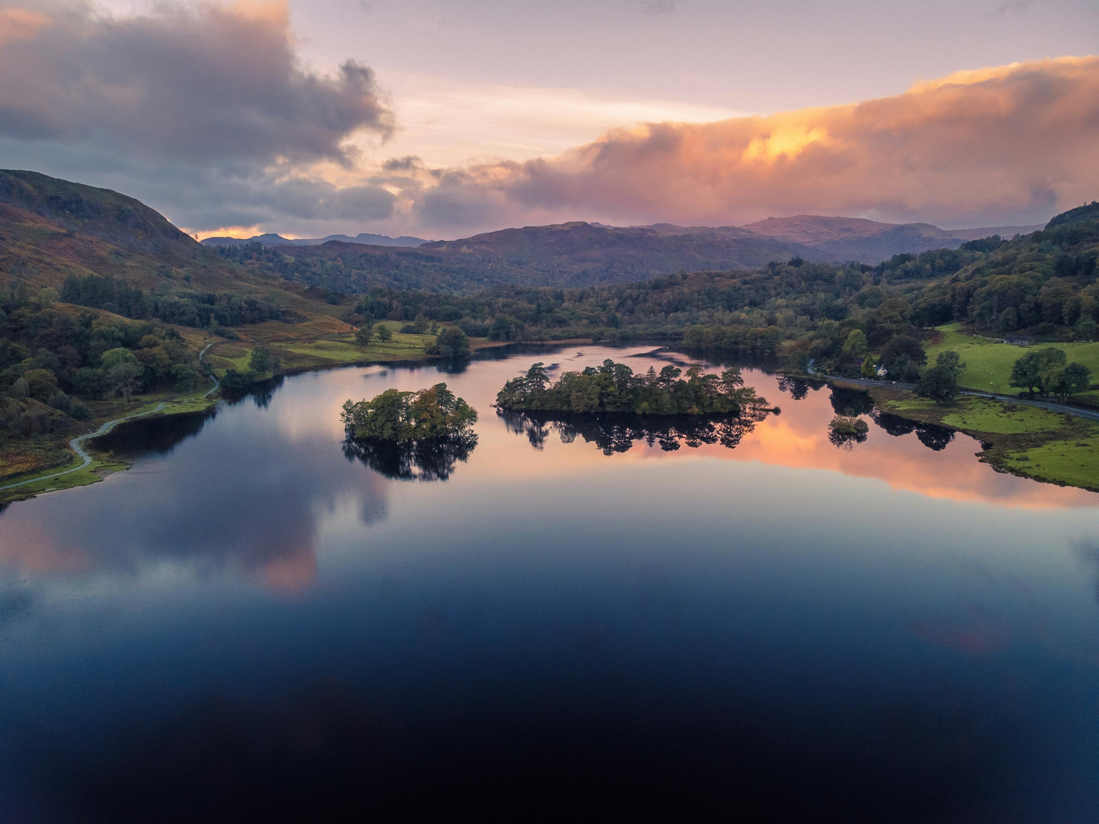 Rydal Water and Cave